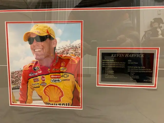 Nascar Driver Framed Picture with Kevin Harvick 38"Wx45"H62863271628547122