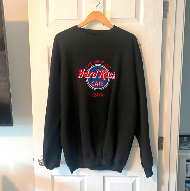 Hard Rock Cafe Osaka, Japan 'Save The Planet' Logo Sweatshirt! in Men's in Calgary - Image 2