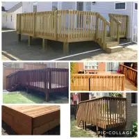 Fence, deck and post repair or replacement 