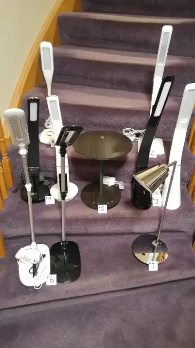 LED Desk Lamps - Variety - W/Charging Ports, like NEW-6 types, View more