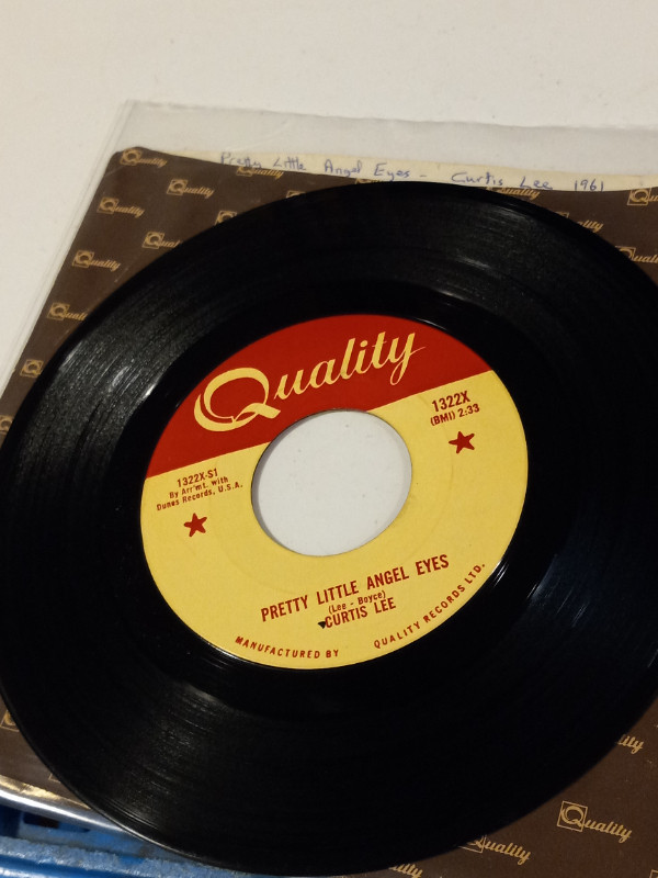 Vintage Vinyl Records 45 RPM Quality Curtis Lee,Mann,Lot 5 VG+ dans CD, DVD et Blu-ray  à Trenton - Image 4