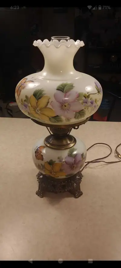 Vintage Hurricane Lamp, View more
