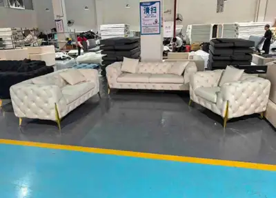 3+2+1 valvet tufted sofa set, View more