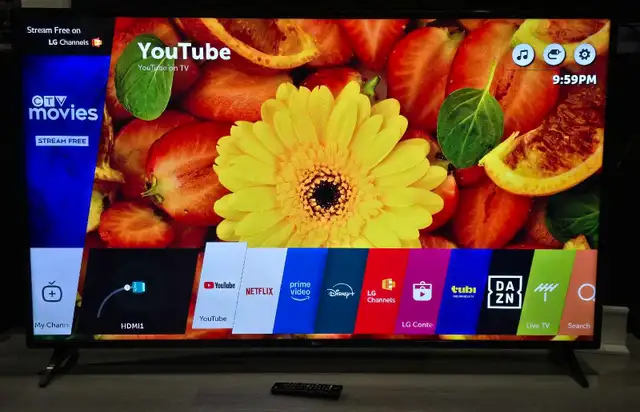 65 inch LG 4K UHD-HDR Smart TV
