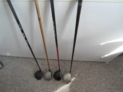 FOUR RIGHT HANDED GOLF DRIVERS, View more