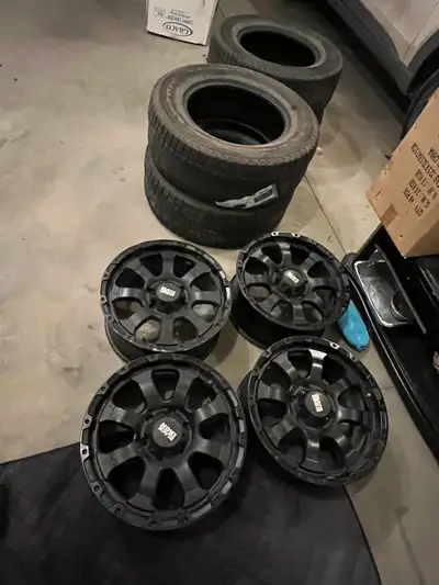 I have 4 winter tires Toyo brand 275/65 R18 116H left out of my Ford F150 truck which I traded in la...