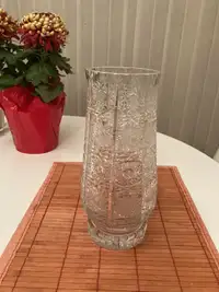 Vintage Romanow crystal vase. Xmas gift idea 