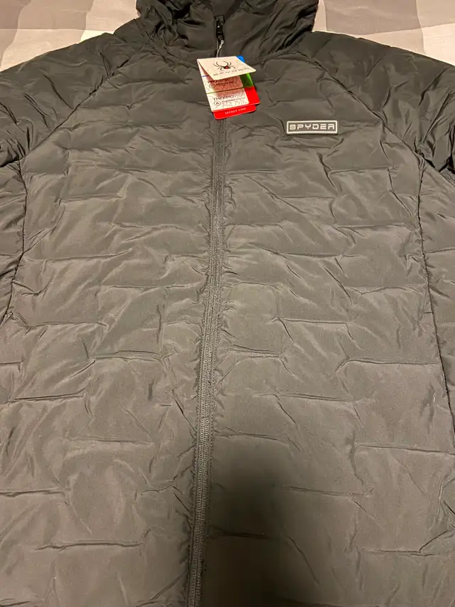 Brand New Men’s Spyder Lightweight Puffer Winter Jacket in Men's in Calgary - Image 4