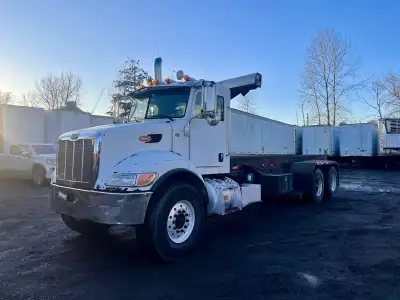 2008 Peterbilt 340 Roll Off Bin Truck -Kilometres: 254,019 KM -Engine Hours: 21,946 -Engine: Paccar...