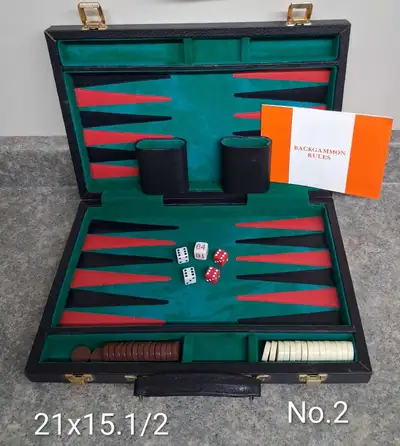 Backgammon dans des Malettes Vintage, View more