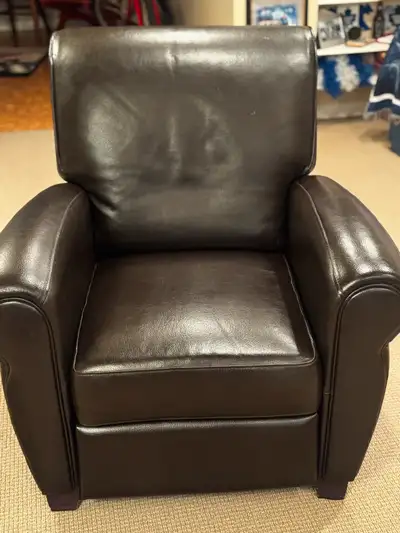 Leather recliner, View more