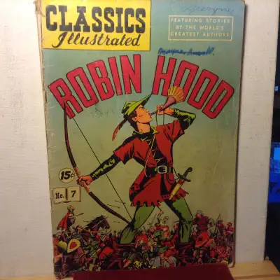 Classics Illustrated #7 Gilberton Pub, Robin Hood, View more