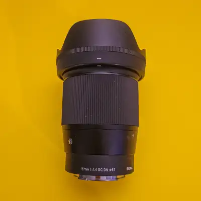 Sigma 16mm F1.4 Lens for Sony, View more