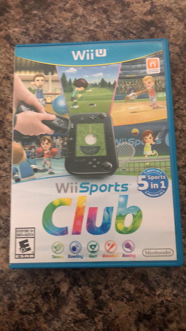 (PRICE DROP) Rare Wii U Sports club game in Nintendo Wii U in St. John's