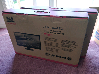 Brand New 24" LED ViewSonic monitors, View more
