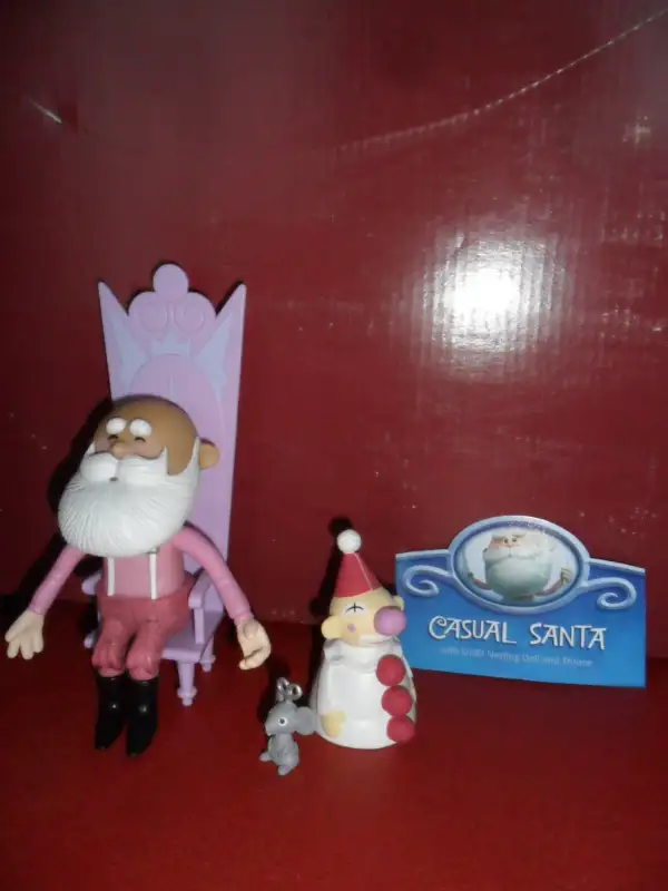 Rudolph Collectibles. Hermey $50, Casual Santa $50. New conditio63351296333955123