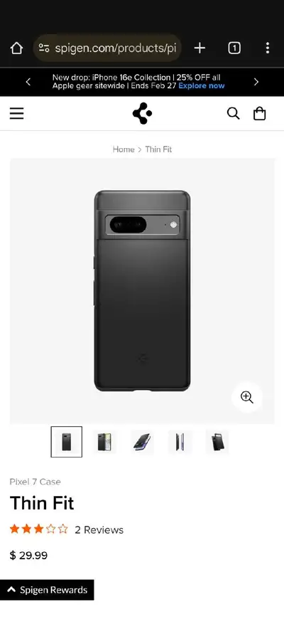 Pixel 7 Pro Thin Fit case, View more