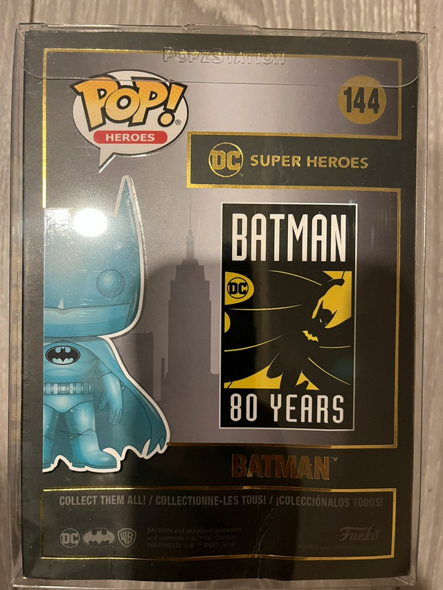 Funko Pop Heroes Batman Teal Chrome Exclusive $50 OBO in Arts & Collectibles in Oshawa / Durham Region - Image 3