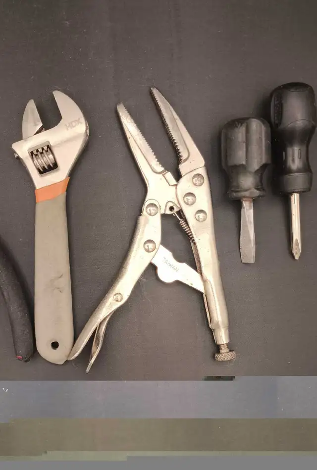 Hand Tool Set | Wrench Pliers Screwdrivers Kit | Restored 64352133507203124