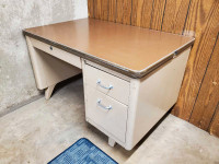 Solid Metal Desk $60 great for a shop too