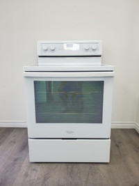 Whirlpool Stove glass top convection30″ YWFE710H0AW Used