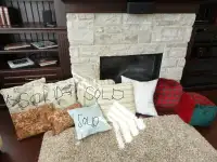 3 Asst Pillows Cushions from a Super Clean Smoke free Home