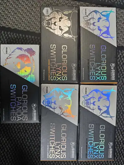 Glorious Lynx and Panda Switches (Lubed and Un-lubed Versions), View more