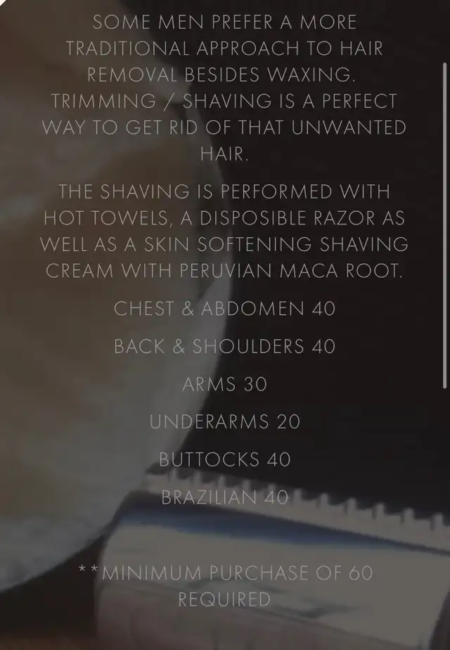 Waxing for men in Health and Beauty Services in City of Toronto - Image 3