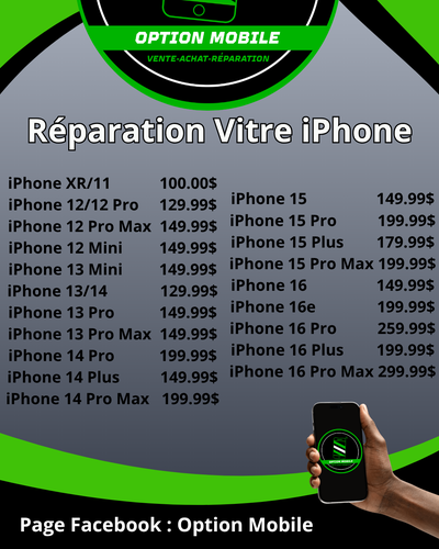 Réparation iPhone Québec – Vitre brisée ? On a la solution ! , View more