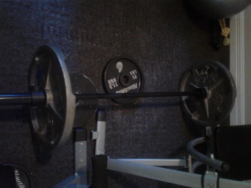 Olympic barbell plus weights Exercise Equipment Annapolis Valley