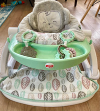 Fisher-Price Portable Baby Chair Sit-Me-Up Floor Seat with Snack