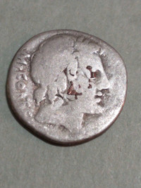 Circa 85 BC ancient Roman Republic coin of Fonteia 9