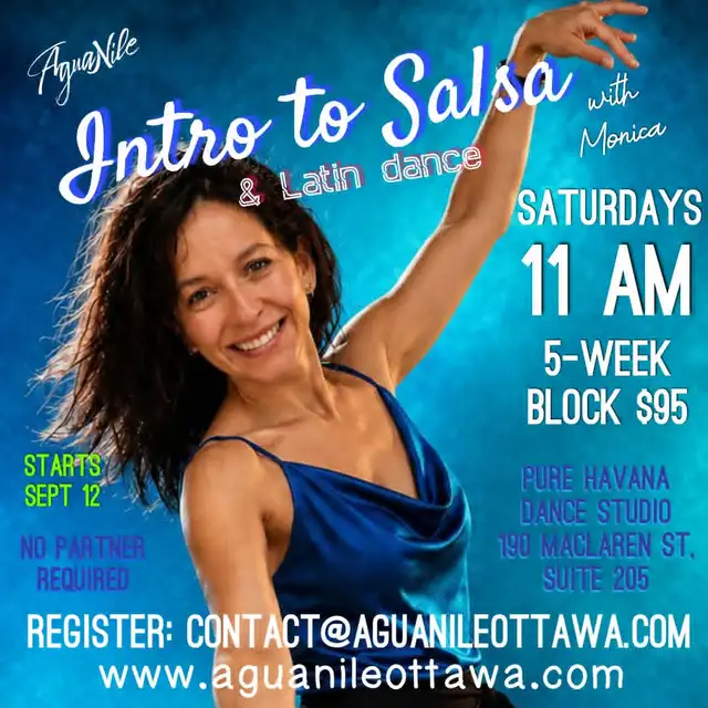 INTRO TO SALSA DANCE: Beginner level (downtown AND Kanata)