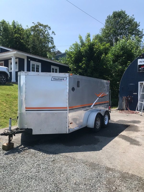 Enclosed Motorcycle / Utility Trailer Cargo & Utility Trailers New