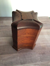 Bombay Company Wood Jewelry Box Treasure Chest