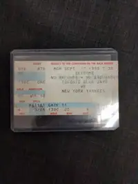 Vintage Toronto Blue Jays Commemorative Ticket