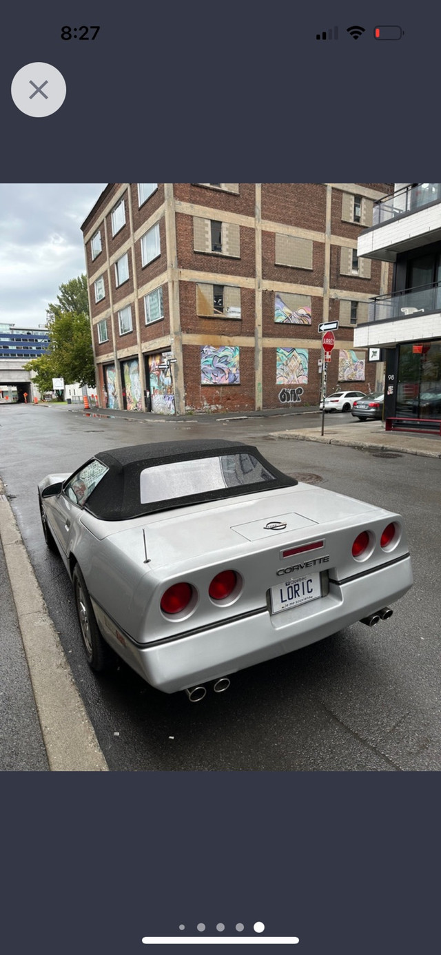  Chevrolet Corvette Convertible 1987 in Classic Cars in City of Montréal - Image 2