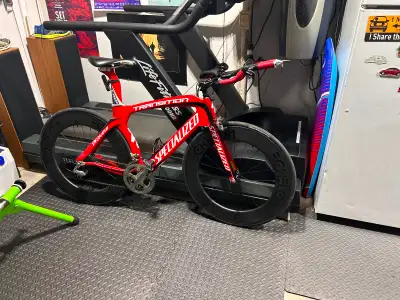 Full Carbon Specalized Triathlon bike, View more