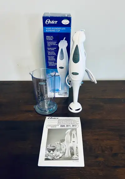 Oster Immersion / Hand Blender with Cup – Never Used, View more