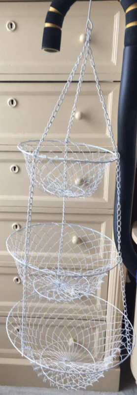 3-TIER HANGING BASKET, STORAGE ORGANIZER in Storage & Organization in Mississauga / Peel Region