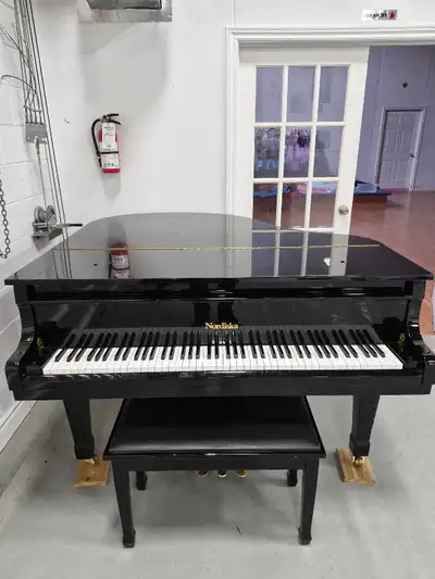 Nordiska baby grand piano, View more