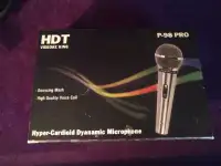 HDT P 98 Pro Hyper Cardoid Microphone as new with 35 ft cord