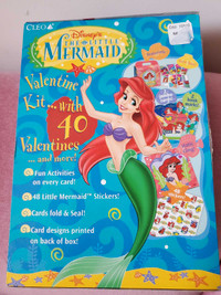 New box Little Mermaid Valentines Cards
