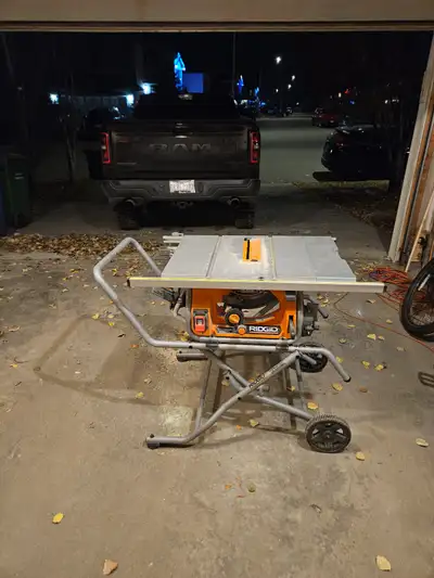Ridgid table saw, View more