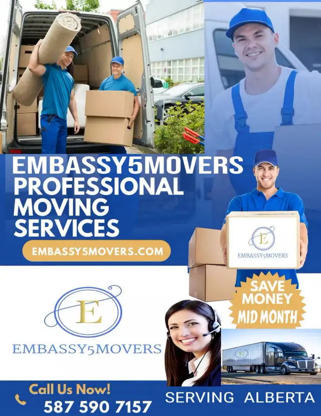 $40 HR  LABOUR ONLY MOVES   587 590 7157 in Moving & Storage in Calgary - Image 9