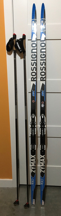 Ski de fond skate Rossignol Zymax 180cm et bâtons carbone