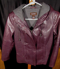 Hooded Ladies Danier Leather Jacket
