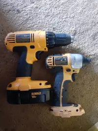 Drill & impact with battery & charger