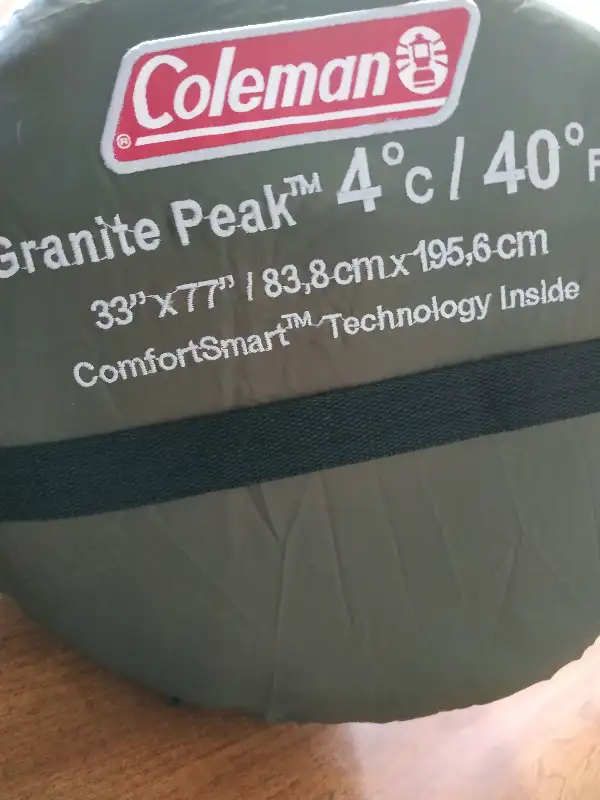Coleman Sleeping Bag in Fishing, Camping & Outdoors in Kitchener / Waterloo - Image 3
