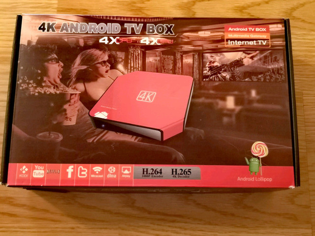 4K Android TV Box - almost new! in Video & TV Accessories in Winnipeg - Image 2
